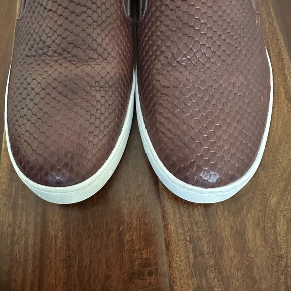 Vionic Splendid Slip-on Midi Sneaker Brown/Red Comfort Orthaheel - Picture 3 of 8